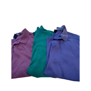 Cambridge Classics Men's Polo Shirts 100% Combed Cotton Lot of 3 Shirts XXL